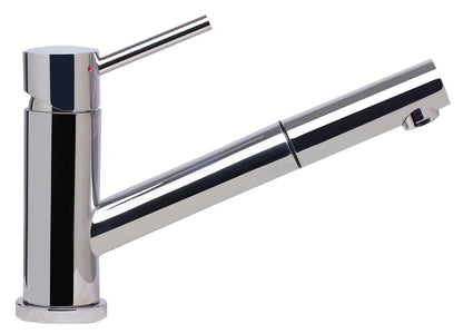 Alfi brand AB2025 Stainless Steel Pull Out Single Hole Kitchen Faucet