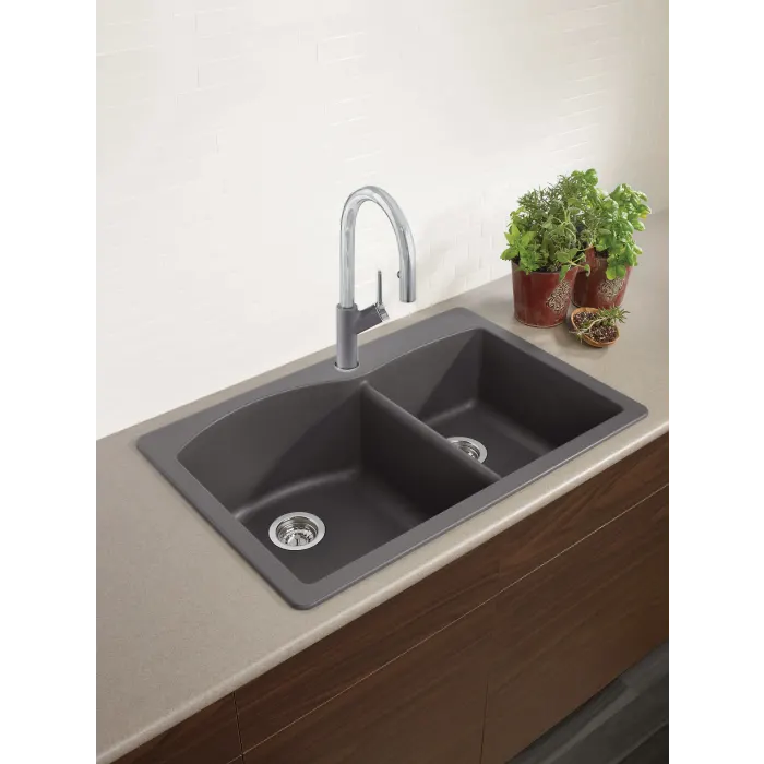 Top Mount Installation of Blanco Diamond 33" 1-3/4 Dual Mount Kitchen Sink