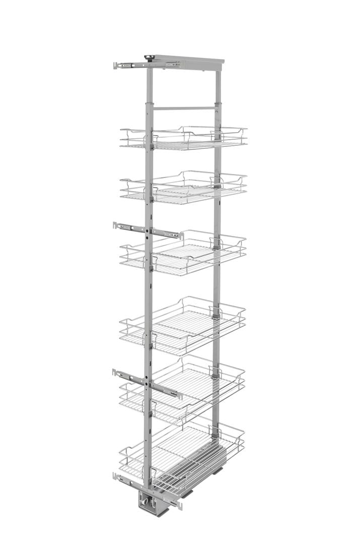 Rev-A-Shelf - Adjustable Pantry System for Tall Pantry Cabinets 73.63"H - 5773-04-CR-1