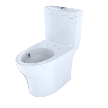 TOTO Aquia IV WASHLET+ Two-Piece Elongated Dual Flush 1.28 and 0.9 GPF Toilet with CEFIONTECT - MS446124CEM