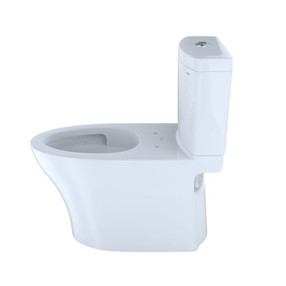 TOTO Aquia IV WASHLET+ Two-Piece Elongated Dual Flush 1.28 and 0.9 GPF Toilet with CEFIONTECT - MS446124CEM