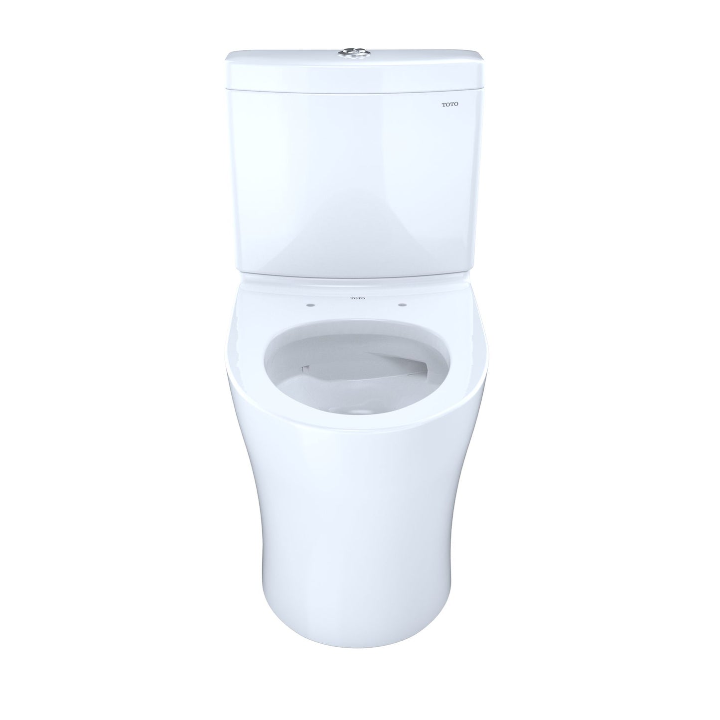 TOTO Aquia IV WASHLET+ Two-Piece Elongated Dual Flush 1.28 and 0.9 GPF Toilet with CEFIONTECT - MS446124CEM