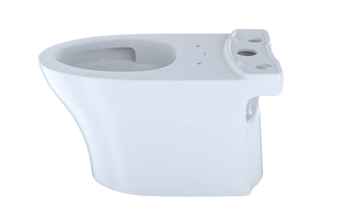 TOTO Aquia IV WASHLET+ Two-Piece Elongated Dual Flush 1.28 and 0.9 GPF Toilet with CEFIONTECT - MS446124CEM