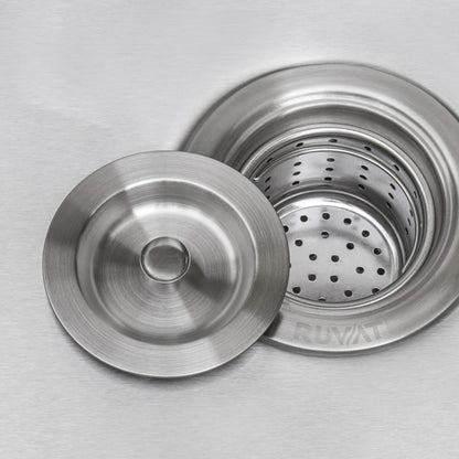 Ruvati RVA1025 Kitchen Sink Basket Strainer - Stainless Steel