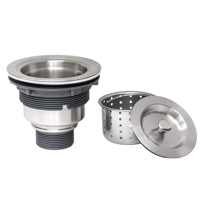 Ruvati RVA1025 Kitchen Sink Basket Strainer - Stainless Steel