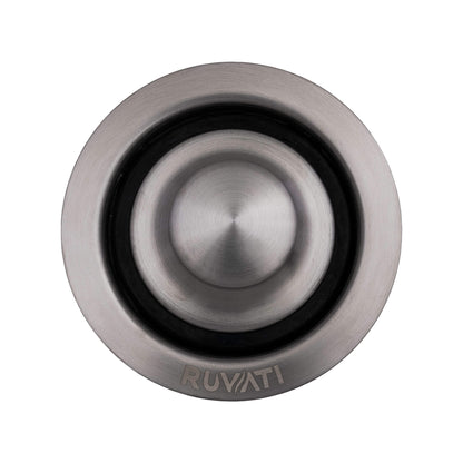 Ruvati Garbage Disposal Flange with Basket Strainer and Stopper - Gunmetal Black Stainless Steel - RVA1042