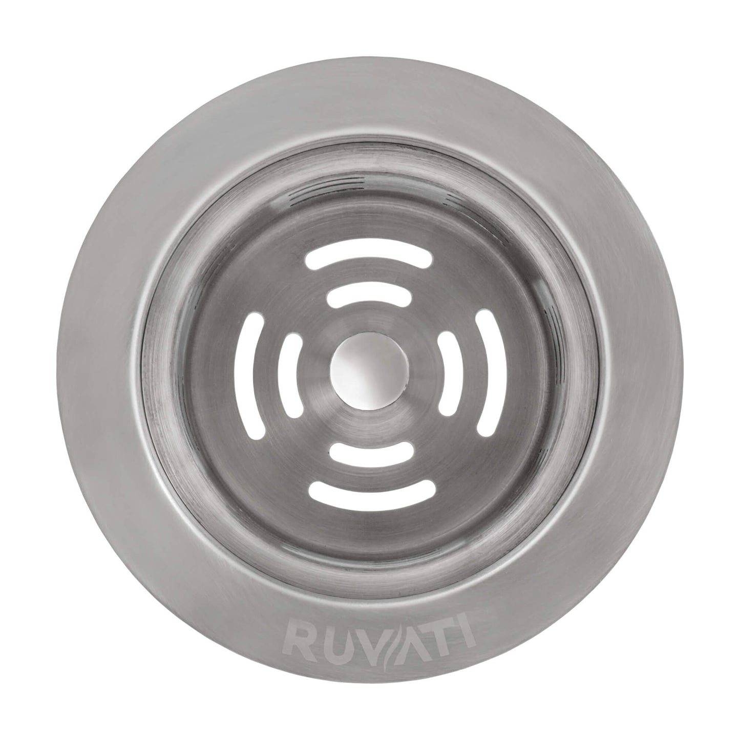 Ruvati Extended Garbage Disposal Flange with Deep Basket Strainer - Stainless Steel - RVA1049