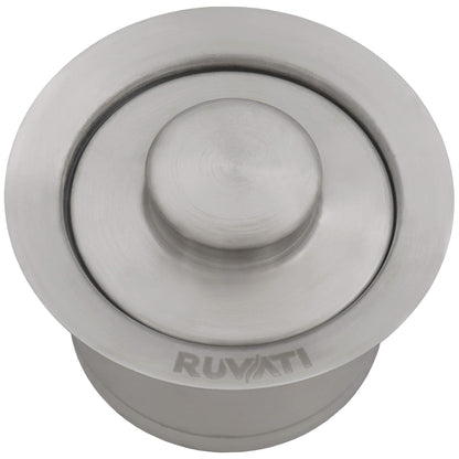 Ruvati Extended Garbage Disposal Flange with Deep Basket Strainer and Stopper - Stainless Steel - RVA1052ST