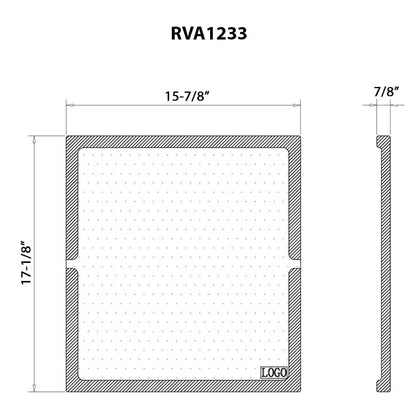 Ruvati 17 x 16 inch Dual-Tier Cutting Board for Ruvati Workstation Sinks - RVA1233