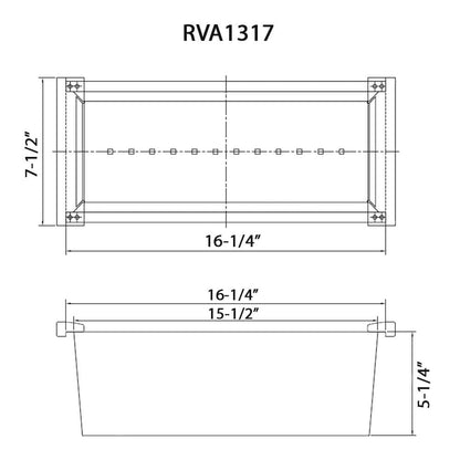 Ruvati Workstation Sink Replacement Colander 17 inch Stainless Steel with Wooden Handles - RVA1317