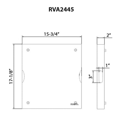 Ruvati 17 x 16 x 2 inch thick End-Grain Butcher Block Solid Wood Large Cutting Board - RVA2445