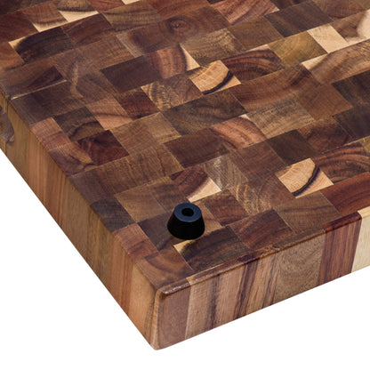 Ruvati 17 x 16 x 2 inch thick End-Grain Butcher Block Solid Wood Large Cutting Board - RVA2445