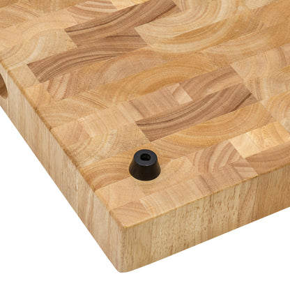 Ruvati 17 x 16 x 2 inch thick End-Grain Butcher Block Solid Wood Large Cutting Board - RVA2445