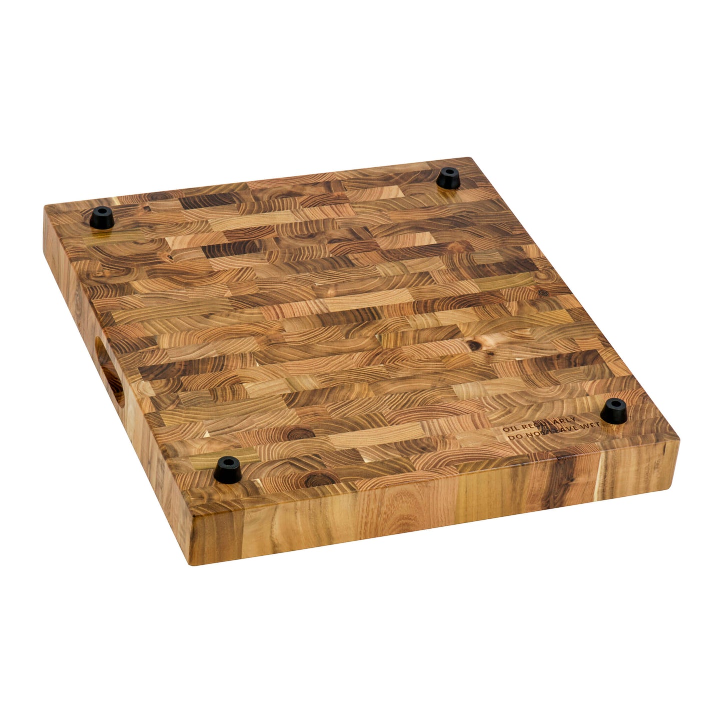 Ruvati 17 x 16 x 2 inch thick End-Grain Butcher Block Solid Wood Large Cutting Board - RVA2445