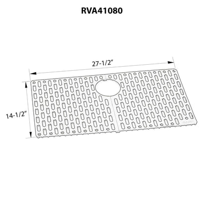 Ruvati Silicone Bottom Grid Sink Mat for RVG1080 and RVG2080 Sinks - RVA41080