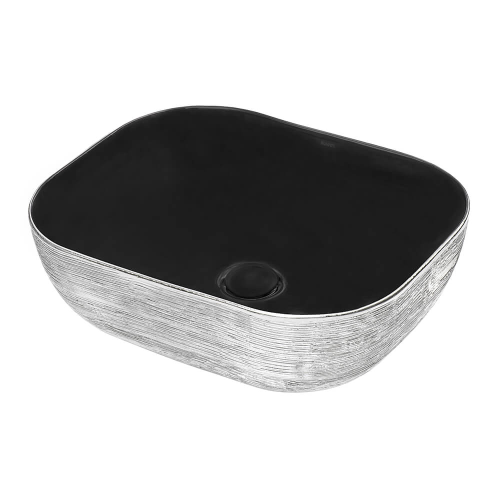 Ruvati 20 x 16 inch Bathroom Vessel Sink Decorative Art Above Vanity Counter Ceramic - RVB2016