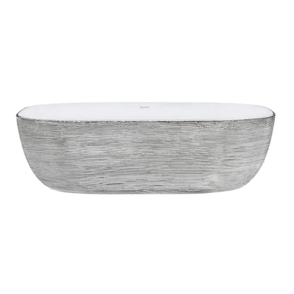 Ruvati 20 x 16 inch Bathroom Vessel Sink Decorative Art Above Vanity Counter Ceramic - RVB2016