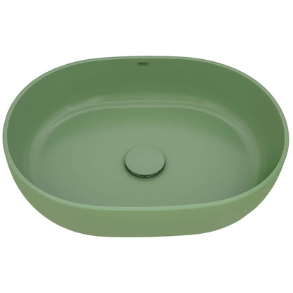 Ruvati 19-inch epiStone Solid Surface Bathroom Vessel Sink - RVB2119