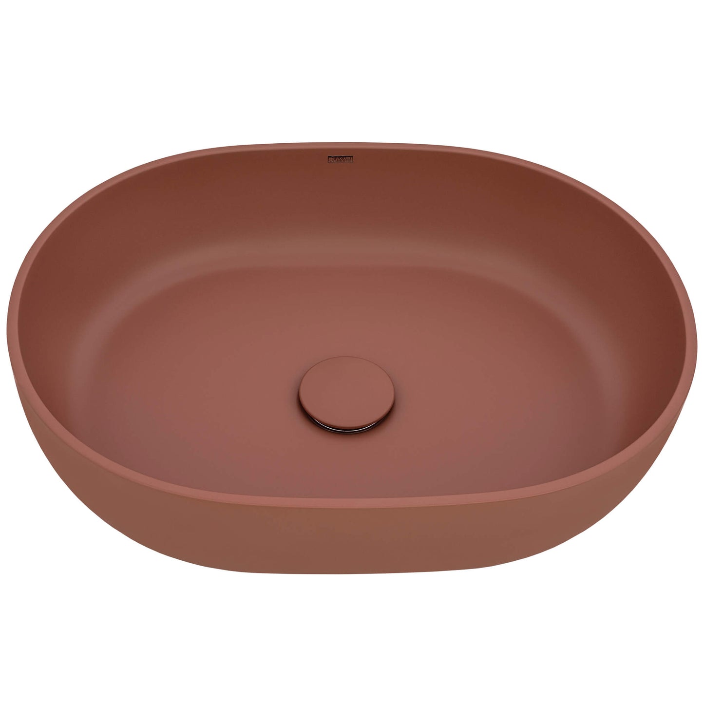 Ruvati 19-inch epiStone Solid Surface Bathroom Vessel Sink - RVB2119