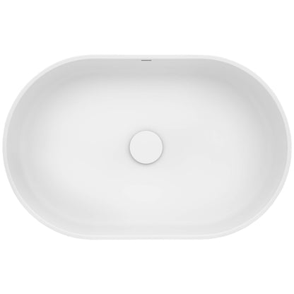 Ruvati 23-inch epiStone Solid Surface Modern Bathroom Vessel Sink - RVB2550