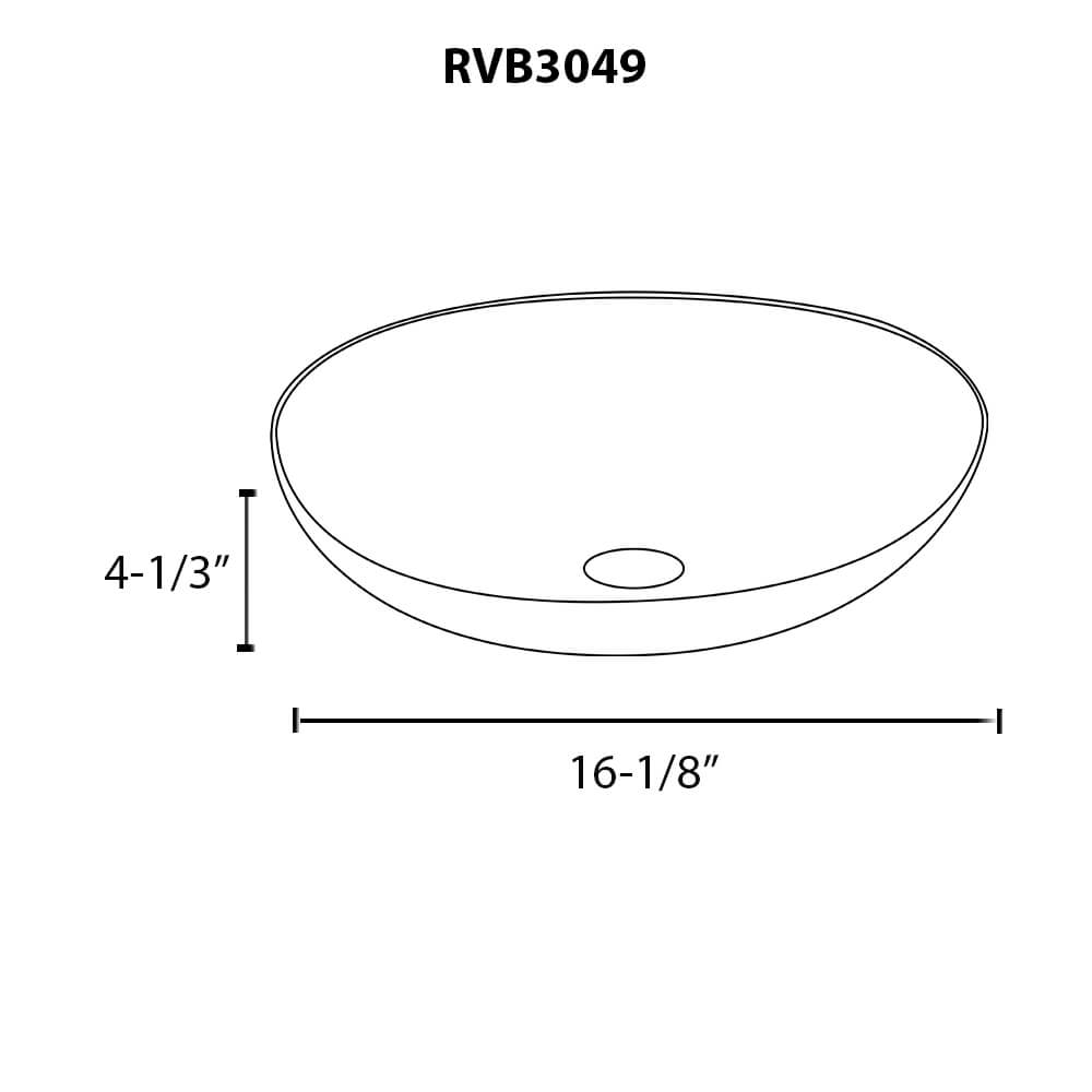 Ruvati 16 inch Murano Glass Art Vessel Circle Decorative Pattern Bathroom Sink