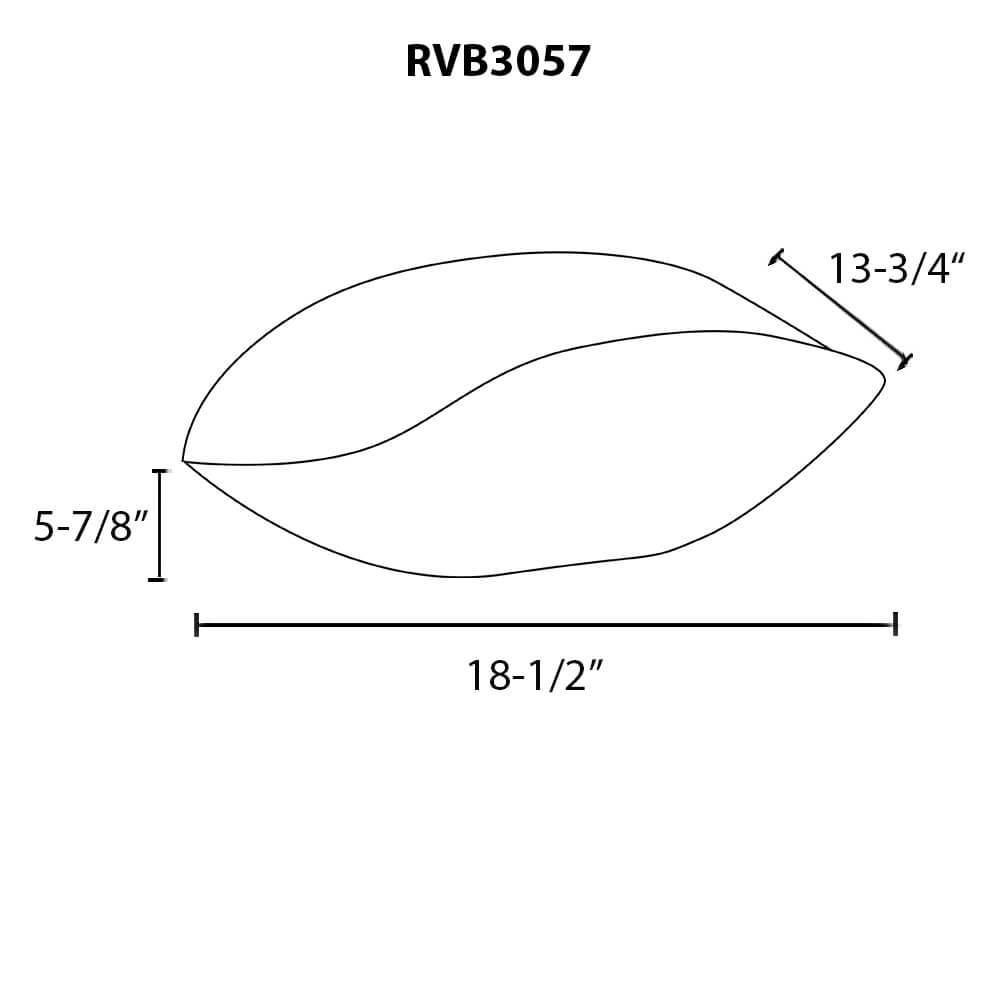 Ruvati 19 inch Murano Glass Art Vessel Seashell Decorative Pattern Bathroom Sink - Chestnut Brown - RVB3057