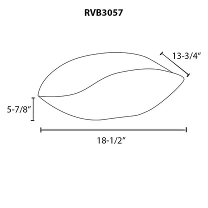 Ruvati 19 inch Murano Glass Art Vessel Seashell Decorative Pattern Bathroom Sink - Chestnut Brown - RVB3057