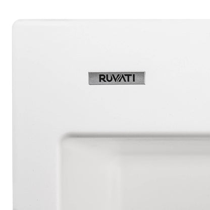 Ruvati 22 x 20 inch epiGranite Drop-in Topmount Granite Composite Single Bowl Kitchen Sink - RVG1022