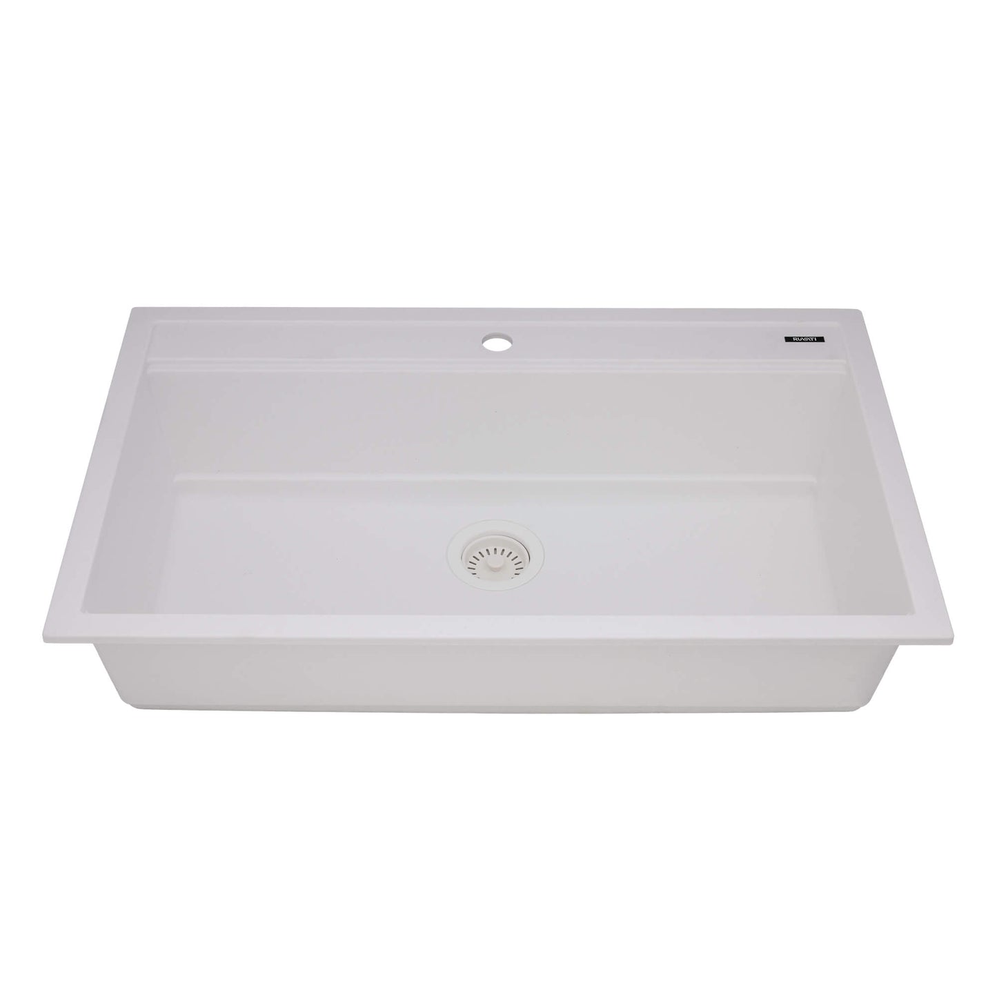 Ruvati 34-inch epiCube Granite Composite Workstation Drop-in Topmount Kitchen Sink - RVG1634