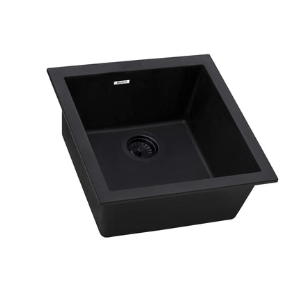 Ruvati 17 x 17 inch Granite Composite Undermount Single Bowl Wet Bar Prep Sink - RVG2018