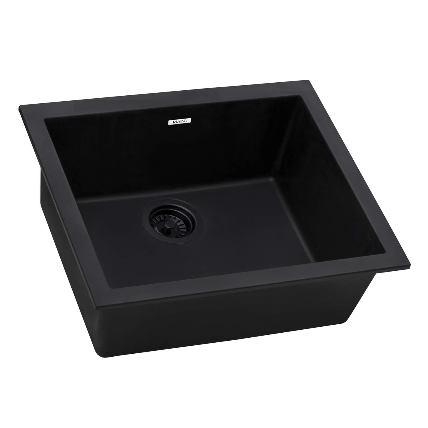 Ruvati 21 x 17 inch Granite Composite Undermount Single Bowl Wet Bar Prep Sink - RVG2022