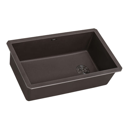 Ruvati 32 x 19 inch epiGranite Undermount Granite Composite Single Bowl Kitchen Sink - RVG2033