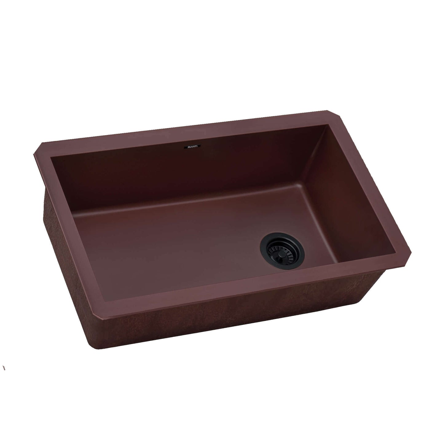 Ruvati 32 x 19 inch epiGranite Undermount Granite Composite Single Bowl Kitchen Sink - RVG2033