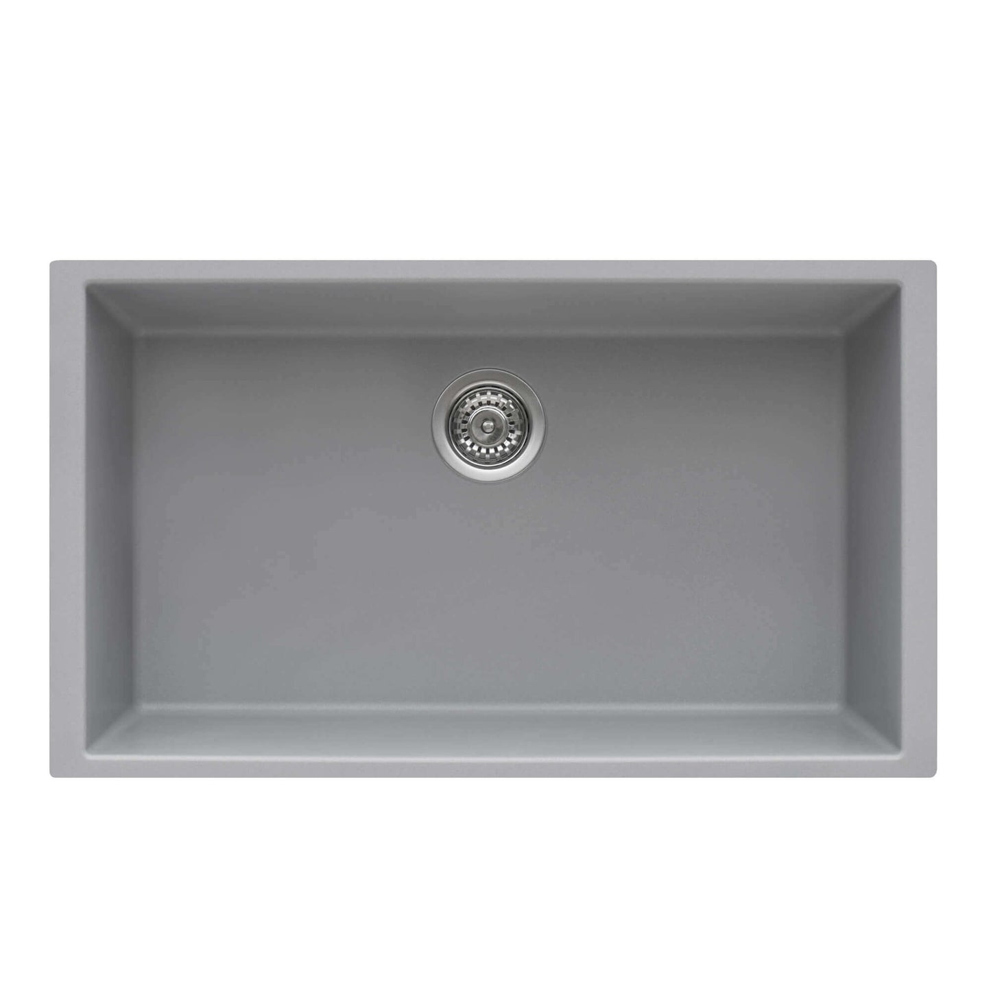 Ruvati 33 x 19 inch Granite Composite Undermount Single Bowl Kitchen Sink - RVG2080