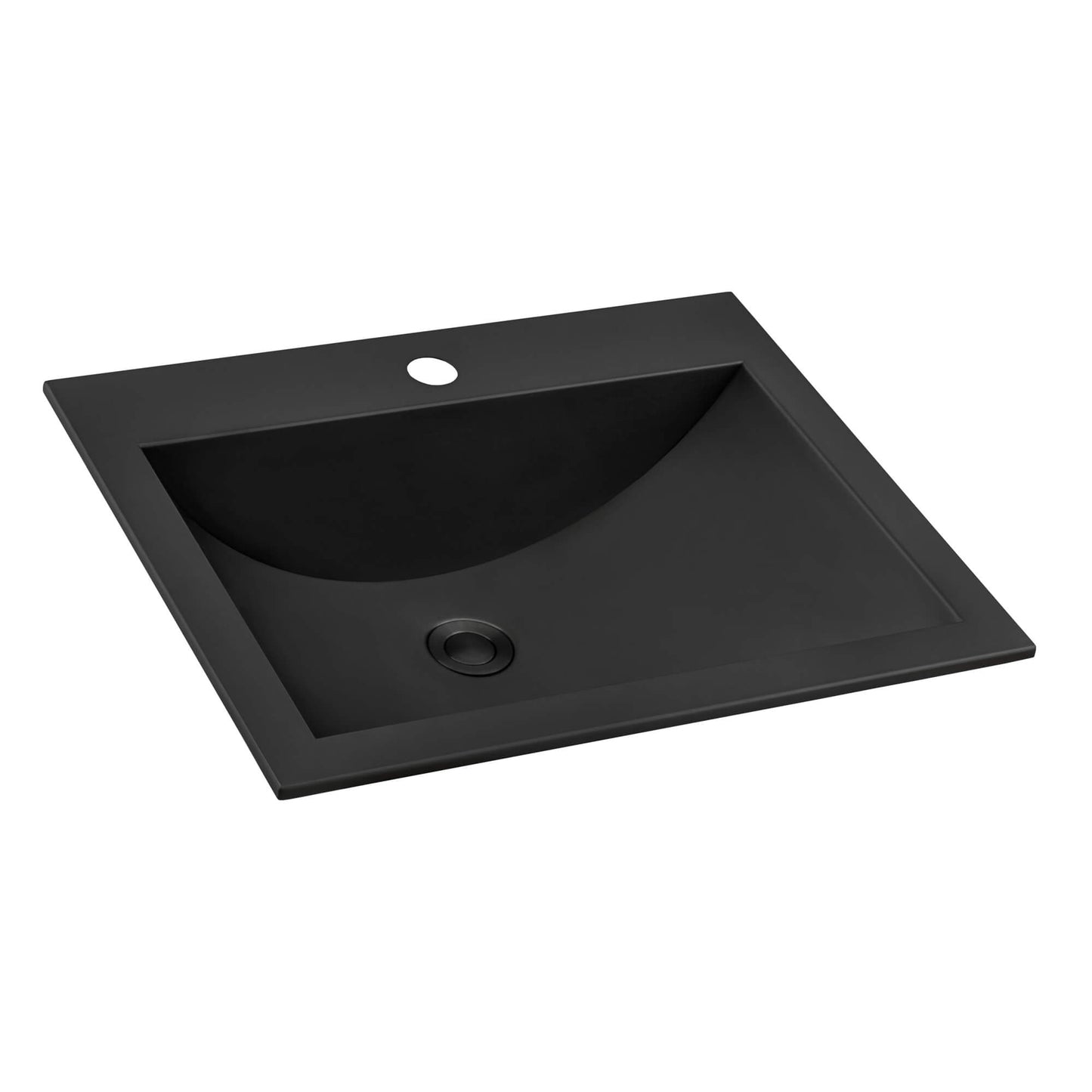 Ruvati 21 x 17 inch Drop-in Topmount Bathroom Sink Polished Brass Stainless Steel - RVH5110