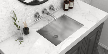 Ruvati 18 x 12 inch Rectangular Bathroom Sink Undermount - RVH6110