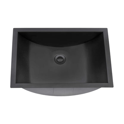 Ruvati 18 x 12 inch Rectangular Bathroom Sink Undermount - RVH6110