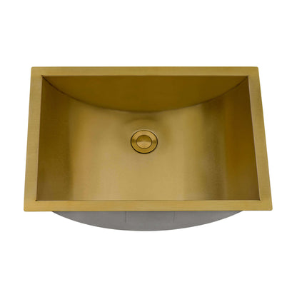 Ruvati 18 x 12 inch Rectangular Bathroom Sink Undermount - RVH6110