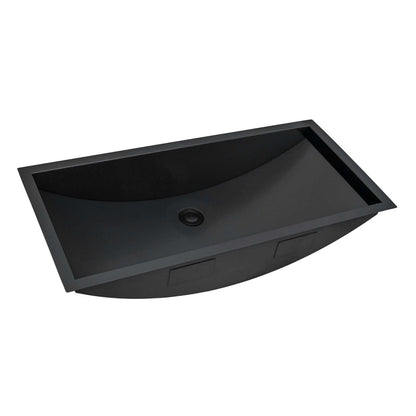 Ruvati 30 x 14 inch Stainless Steel Rectangular Bathroom Sink Undermount - RVH6120