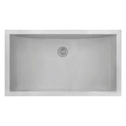 Ruvati 30 x 14 inch Stainless Steel Rectangular Bathroom Sink Undermount - RVH6120