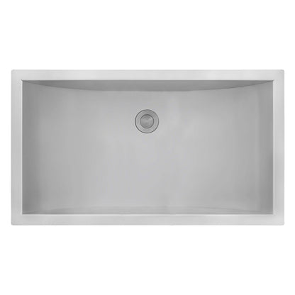 Ruvati 34 x 14 inch Stainless Steel Rectangular Bathroom Sink Undermount - RVH6134