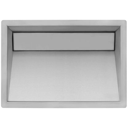 Ruvati Ariaso 20 x 14 inch Stainless Steel Undermount Ramp Bathroom Sink Stainless Steel - RVH6140