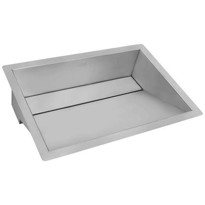 Ruvati Ariaso 20 x 14 inch Stainless Steel Undermount Ramp Bathroom Sink Stainless Steel - RVH6140