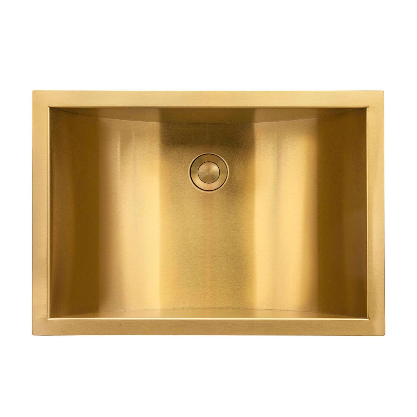 Ruvati 20 x 14 inch Stainless Steel Rectangular Bathroom Sink Semi-Recessed - RVH6211