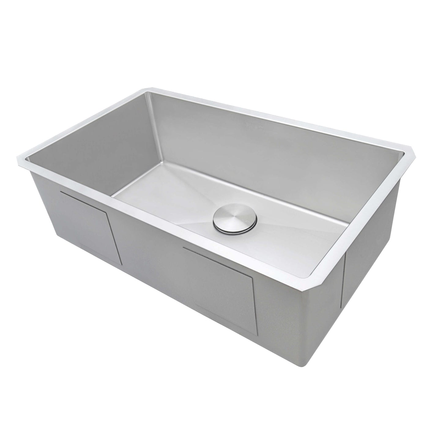 Ruvati 30-inch Undermount 16 Gauge Stainless Steel Rounded Corners Kitchen Sink Single Bowl - RVH7300