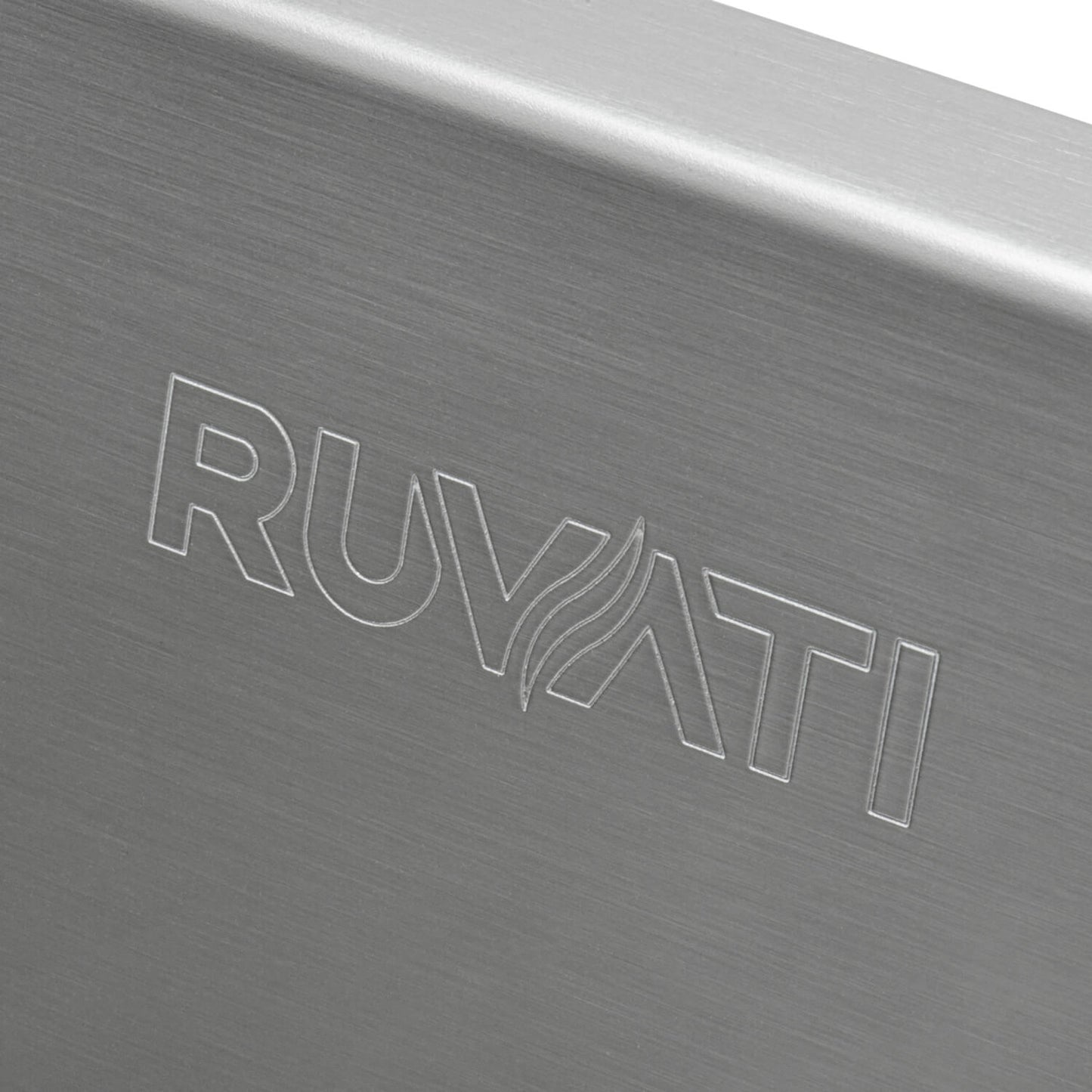 Ruvati 27-inch Slope Bottom Offset Drain Undermount Kitchen Sink Single Bowl Stainless Steel - RVH7470