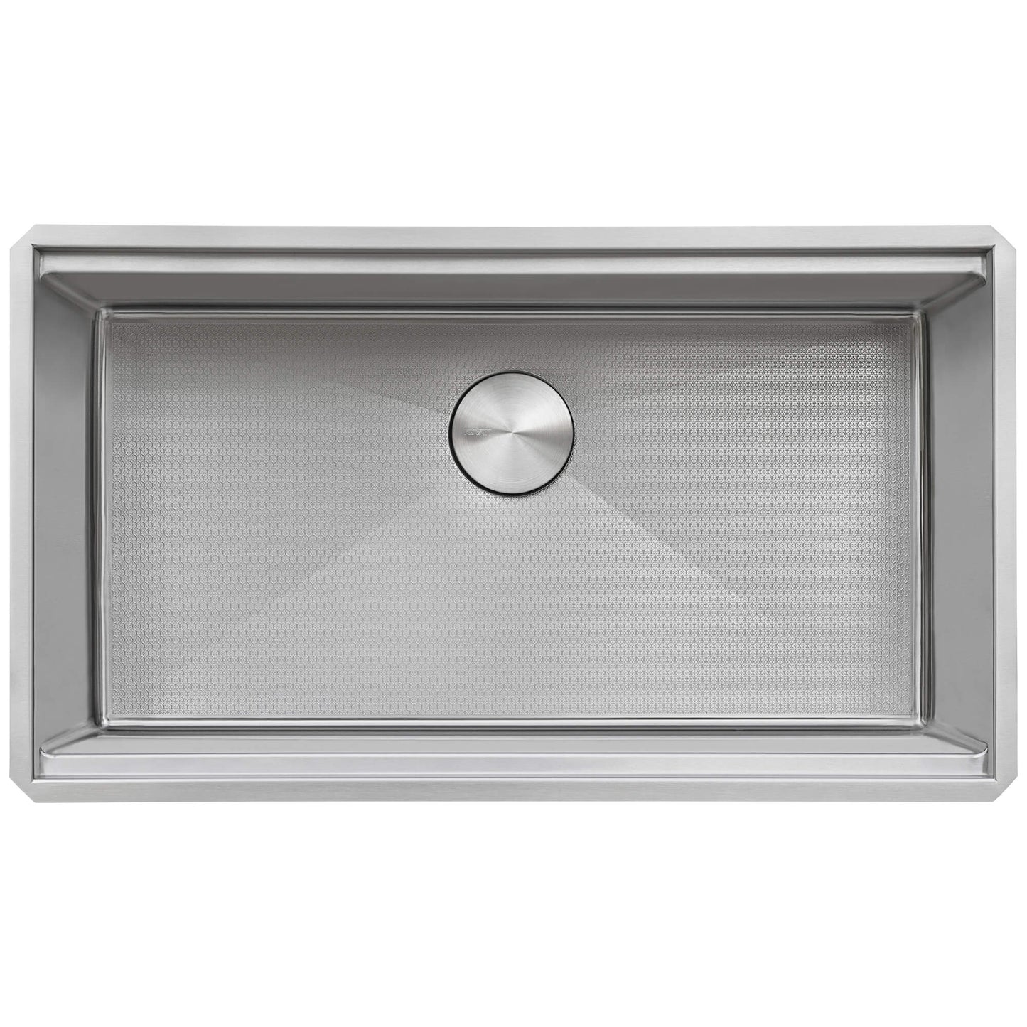 Ruvati Hex Bottom 30-inch Workstation Scratch Resistant Embossed Texture Kitchen Sink Stainless Steel - RVH8630