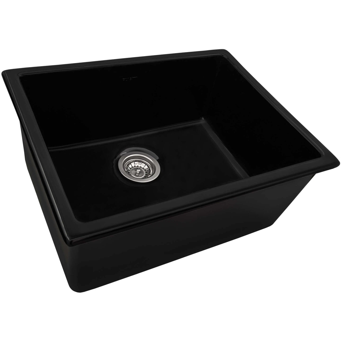 Ruvati 24-inch Fireclay Undermount / Drop-in Topmount Kitchen Sink Single Bowl - RVL2420