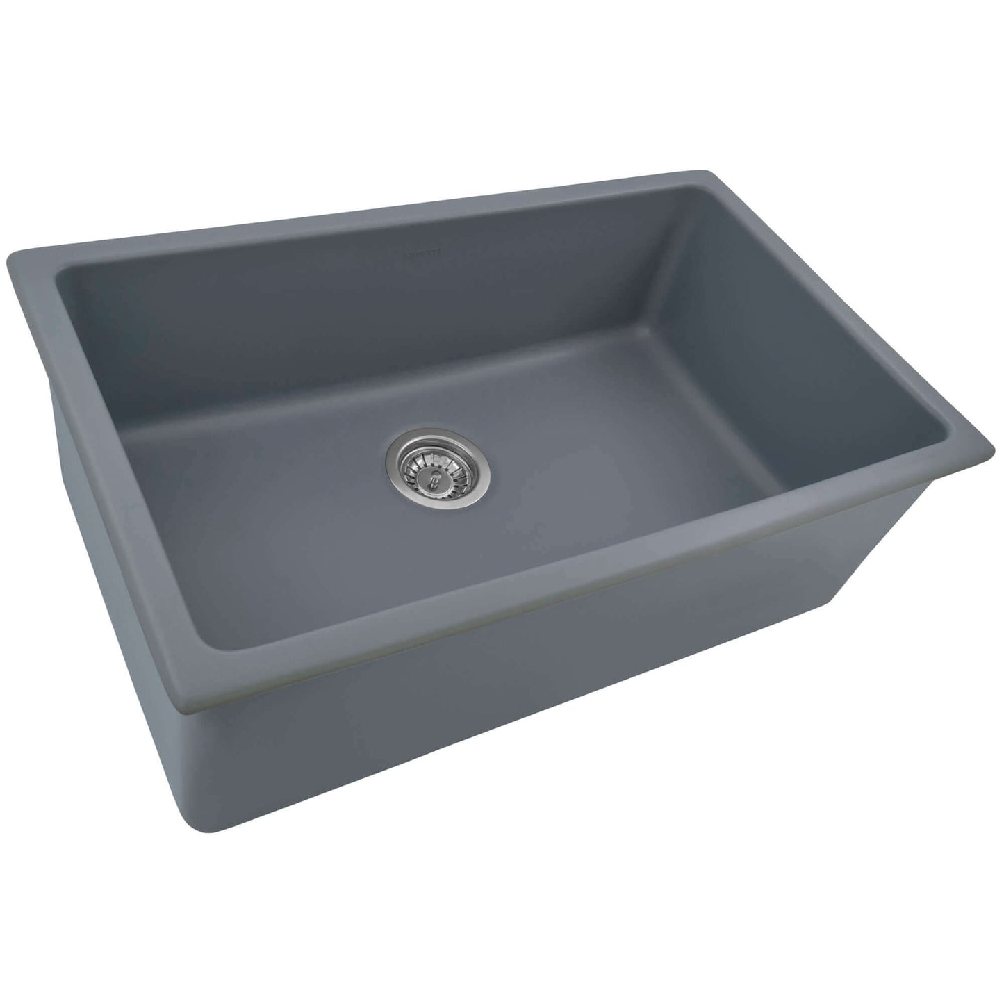 Ruvati 30-inch Fireclay Undermount / Drop-in Topmount Kitchen Sink Single Bowl - RVL3030