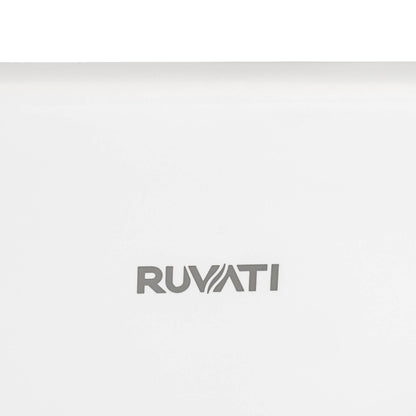 Ruvati 30-inch Fireclay Farmhouse Offset Drain Kitchen Sink Single Bowl - RVL4018